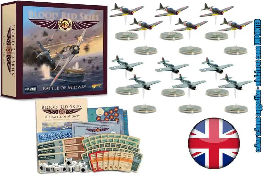 BLOOD RED SKIES THE BATTLE OF MIDWAY STARTER SET ENGLISH Frikytopia