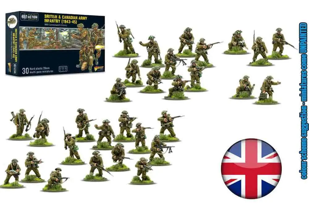 BOLT ACTION - BRITISH & CANADIAN ARMY INFANTRY (1943-45) Frikytopia