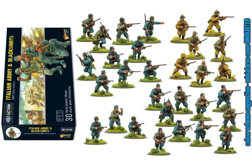 BOLT ACTION - ITALIAN ARMY & BLACKSHIRTS Frikytopia