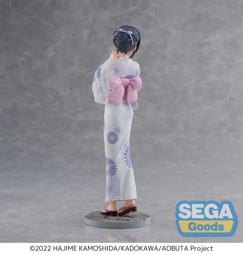 Rascal Does Not Dream of Bunny Girl Senpai Estatua Luminasta PVC Mai Sakurajima Yukata 22 cm