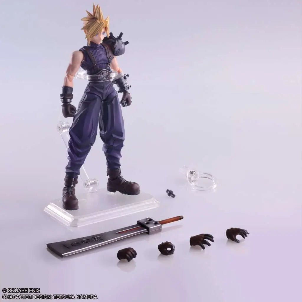 FINAL FANTASY 7 CLOUD STRIFE HARDEDGE BRING ARTS AF