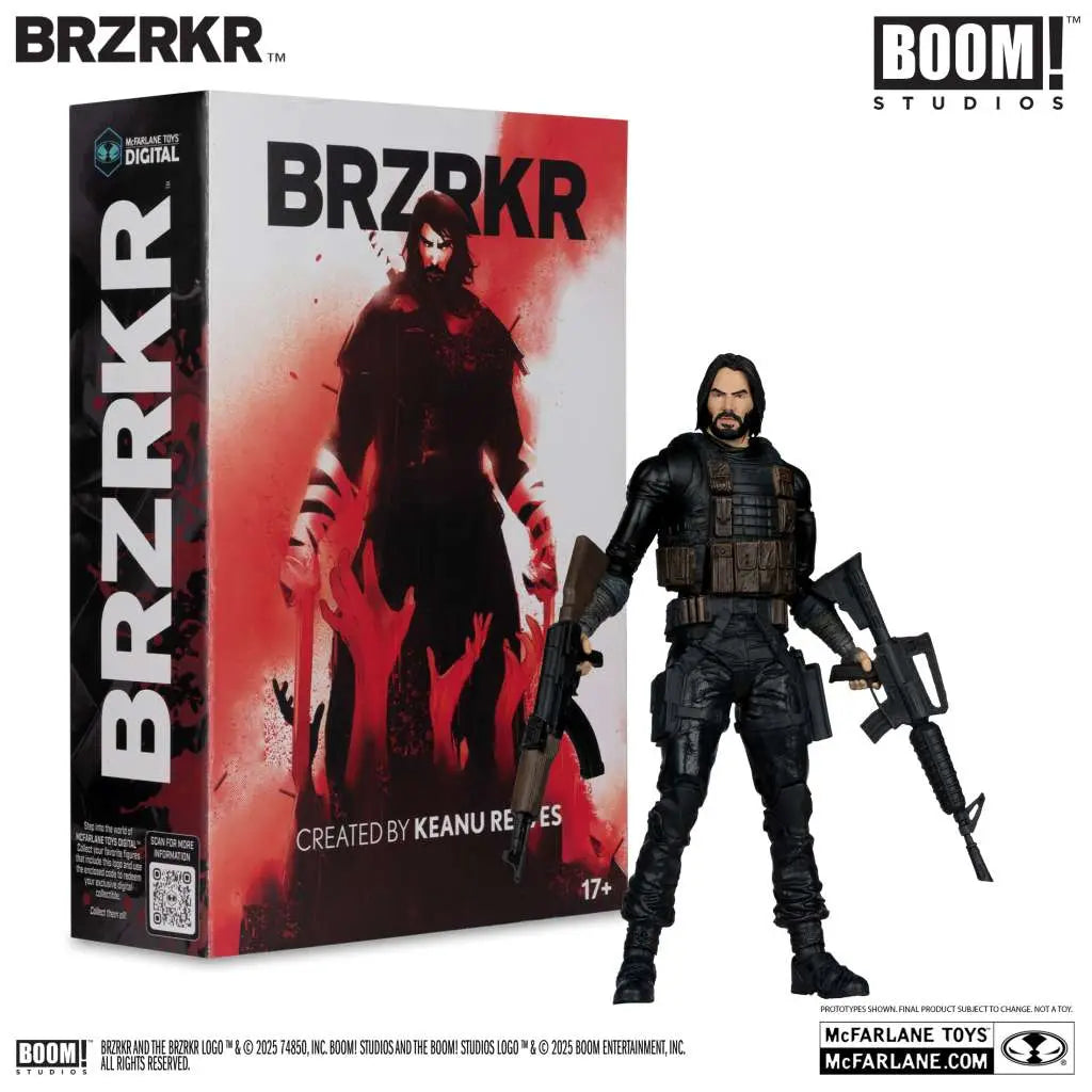 BRZRKR 7INCH B ACTION FIGURE Frikytopia