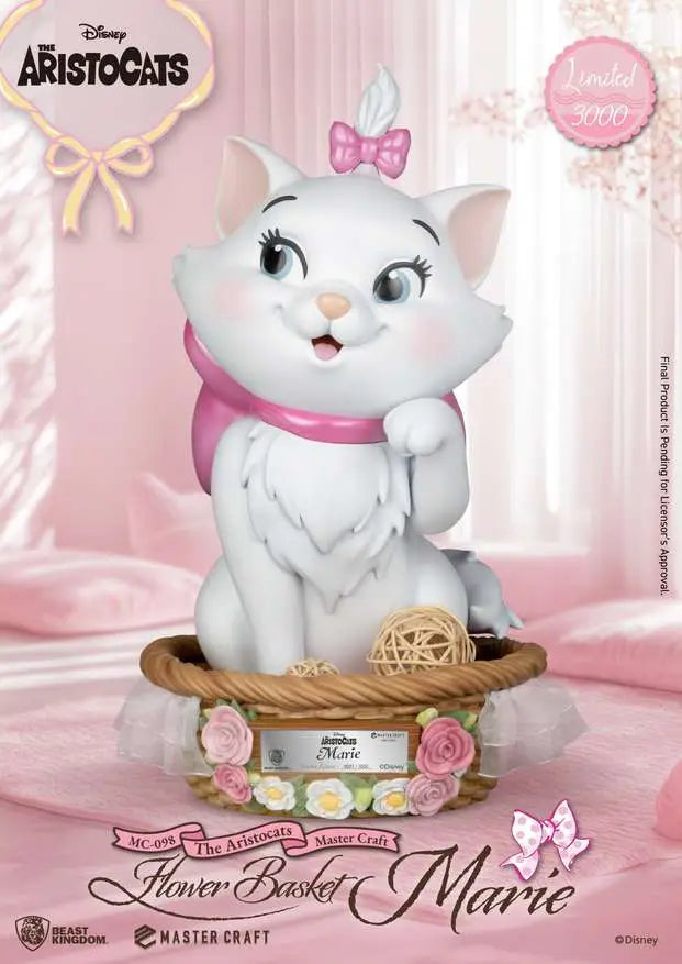 ARISTOCATS FLOWER BASKET MARIE MASTER CRAFT Estatua