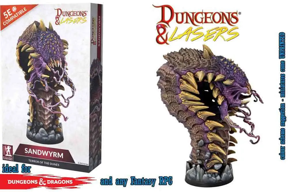 DUNGEONS & LASERS: SANDWYRM Frikytopia