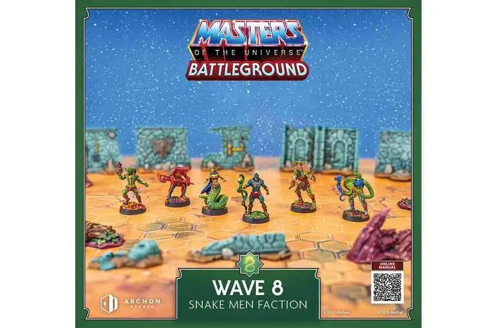 MASTERS OF THE UNIVERSE BATTLEGROUND - WAVE 8: SNAKE MEN FACTION - VERSION FRANCAISE