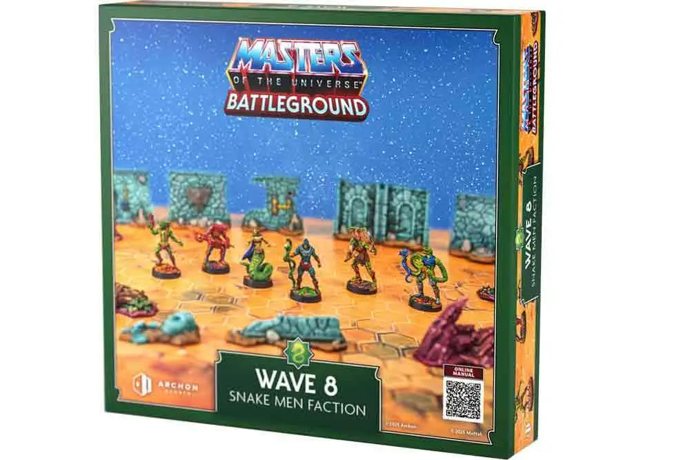 MASTERS OF THE UNIVERSE BATTLEGROUND - WAVE 8: SNAKE MEN FACTION - DEUTSCHE EDITION