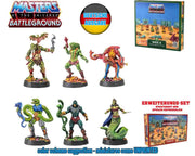 MASTERS OF THE UNIVERSE BATTLEGROUND - WAVE 8: SNAKE MEN FACTION - DEUTSCHE EDITION
