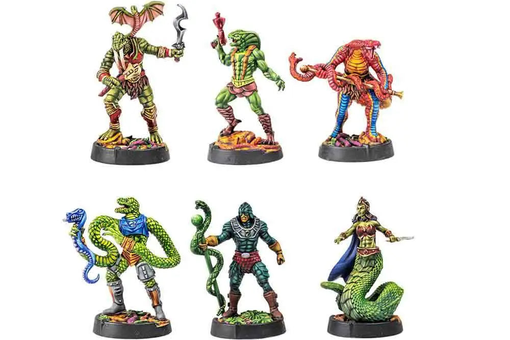 MASTERS OF THE UNIVERSE BATTLEGROUND - WAVE 8: SNAKE MEN FACTION - EDICION ESPANOLA