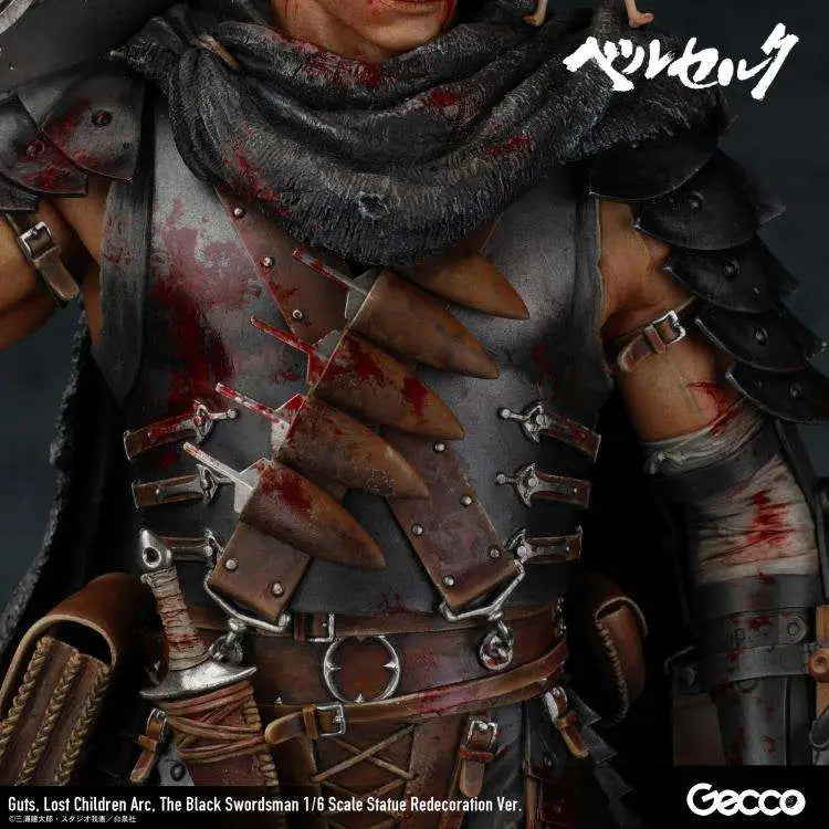 Berserk Estatua 1/6 Guts Lost Children Arc The Black Swordsman Redecoration Ver. 38 cm