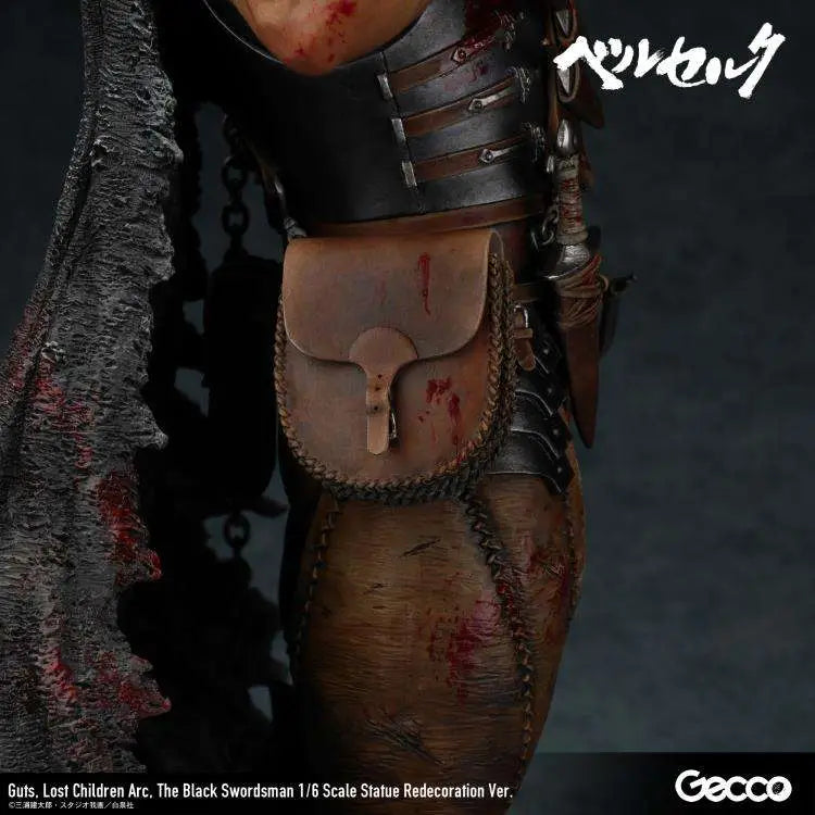 Berserk Estatua 1/6 Guts Lost Children Arc The Black Swordsman Redecoration Ver. 38 cm