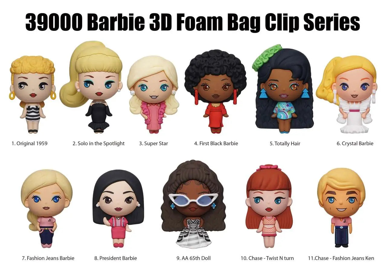 BARBIE S.1 3D Bolsa CLIP BLIND Caja DISPLAY (24)