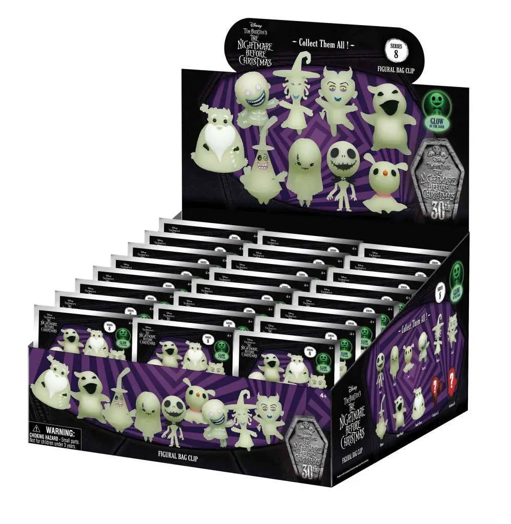 NBX S.8 3D BAG CLIP BLIND BOX DISPLAY (24) Frikytopia