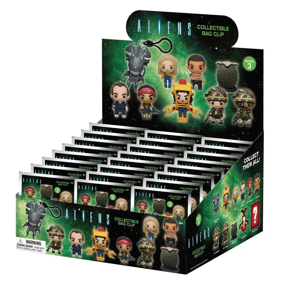 ALIENS S.3 3D Bolsa CLIP BLIND Caja DISPLAY (24)