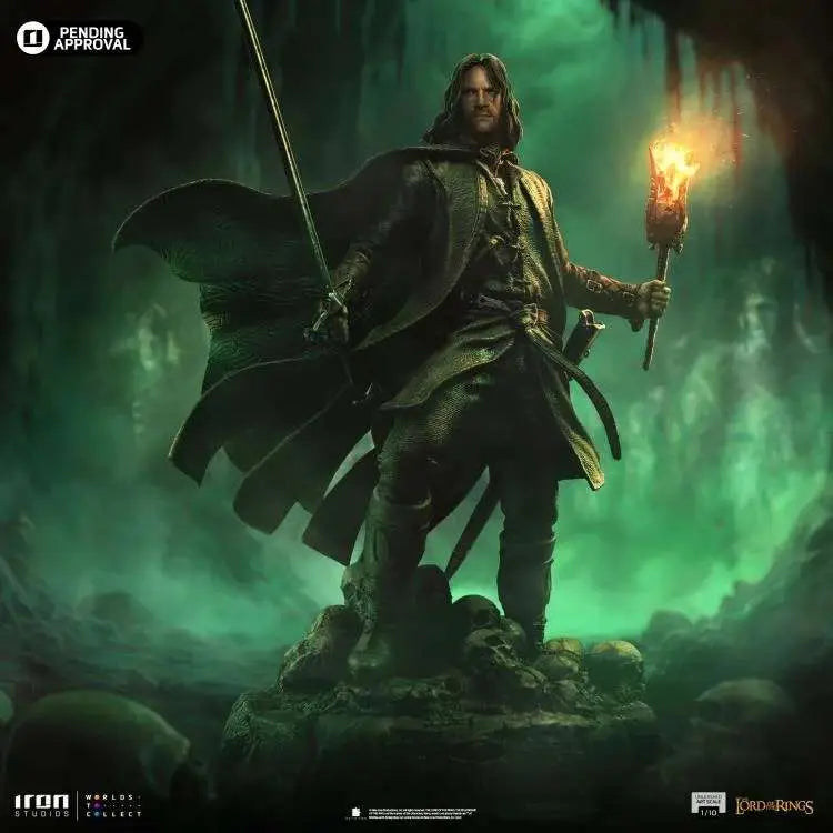 LORD OF THE RING ARAGORN UNLEASHED 1/10 STATUE Frikytopia
