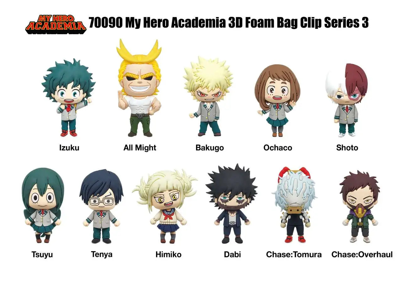 MY HERO ACADEMIA  S.3 Bolsa CLIP BLIND Caja DISPLAY (24)