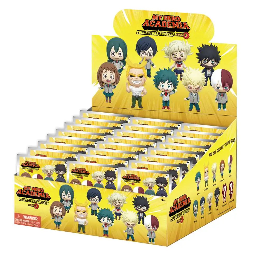 MY HERO ACADEMIA  S.3 Bolsa CLIP BLIND Caja DISPLAY (24)