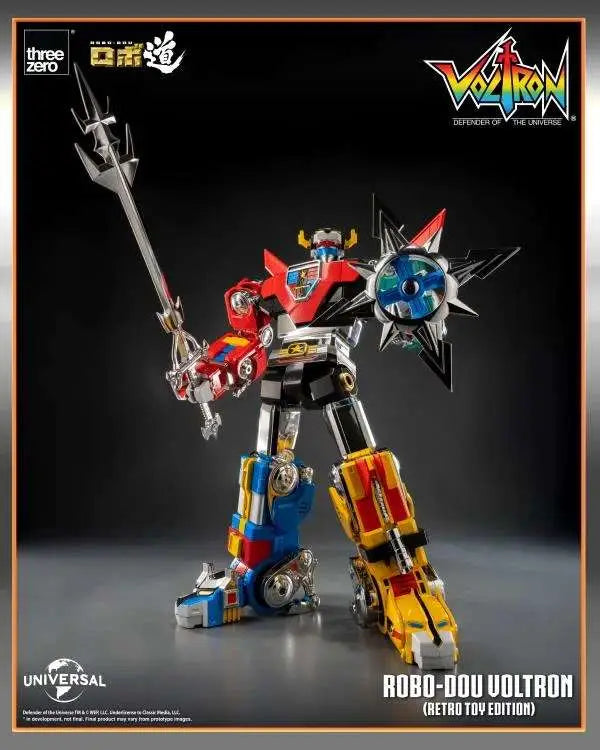 Voltron: Defender of the Universe Figura Robo-Dou Voltron Retro Toy Edition 27 cm