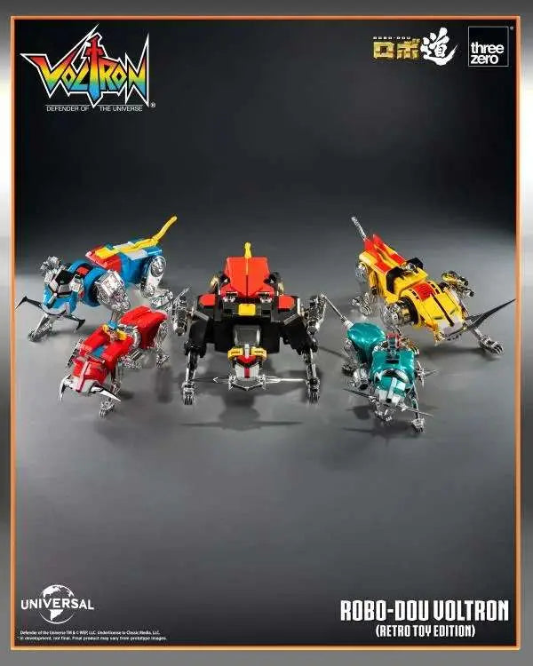 Voltron: Defender of the Universe Figura Robo-Dou Voltron Retro Toy Edition 27 cm