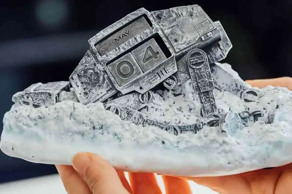 Calendario Perpetuo 3D AT-AT Derribado Star Wars