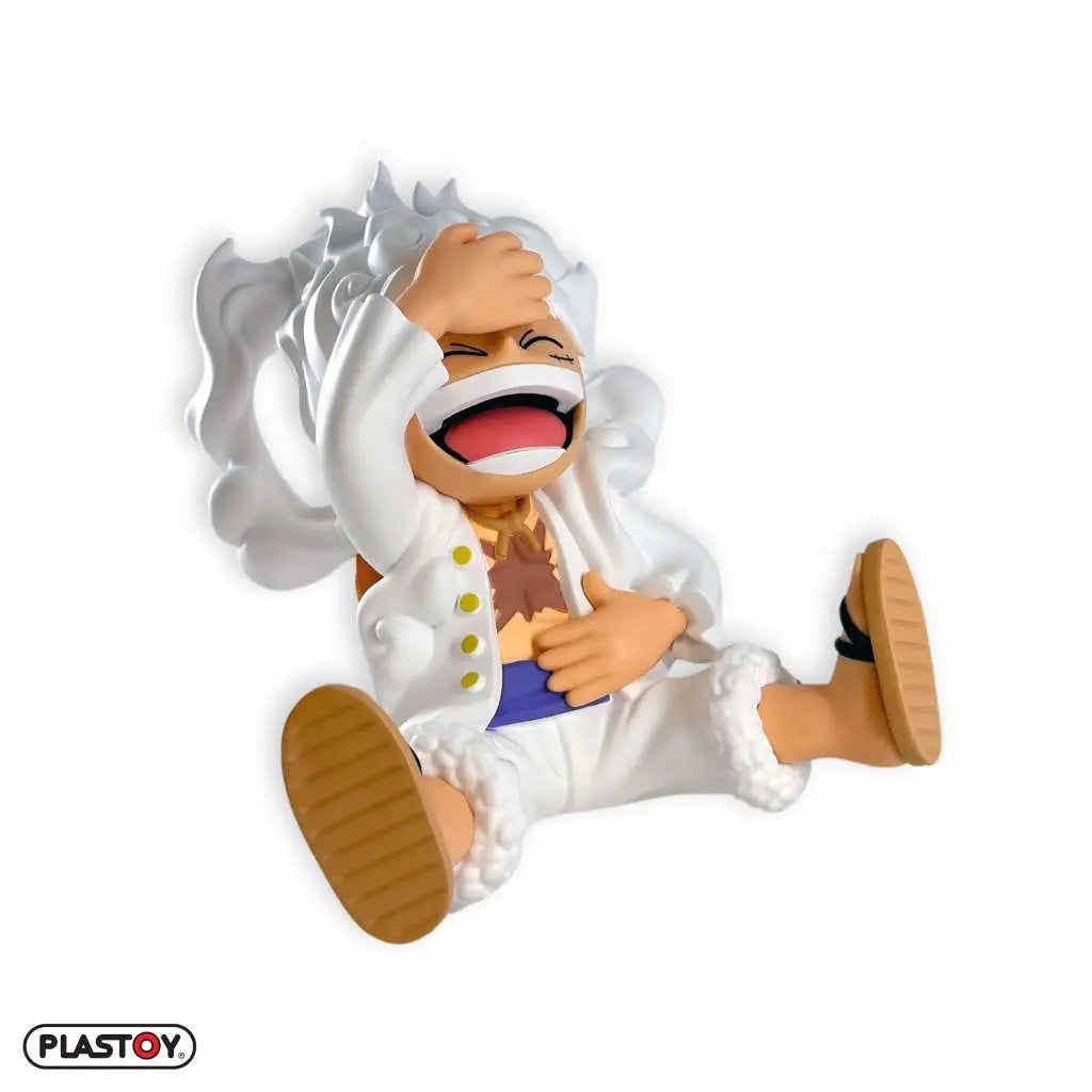 Figura hucha plastoy one piece luffy gear 5 15 cm