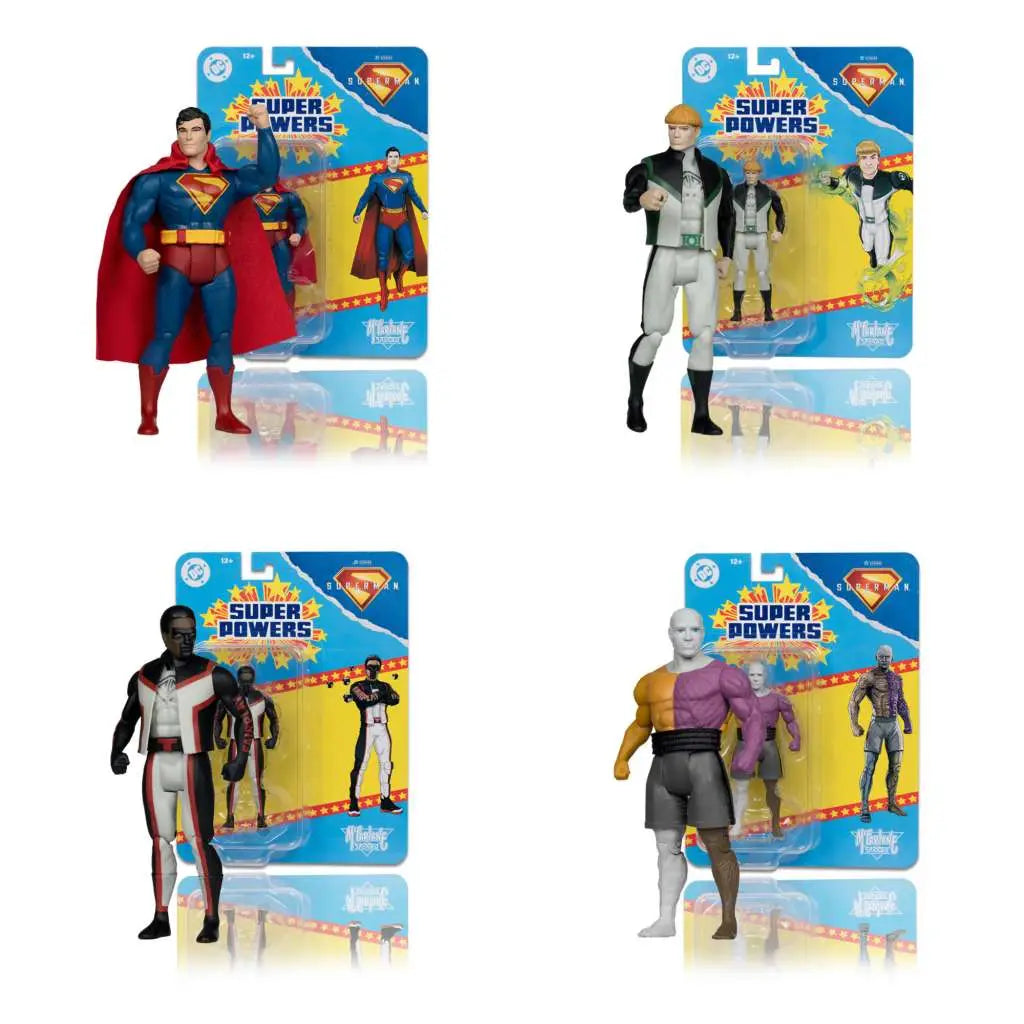 DC DIRECT SUPERMAN MOVIE 2025 SUPER POWERS Figuras SET (6)