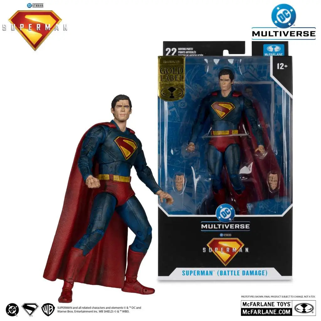 DC MULTIVERSE SUPERMAN MOVIE 2025 Figura SET (6)