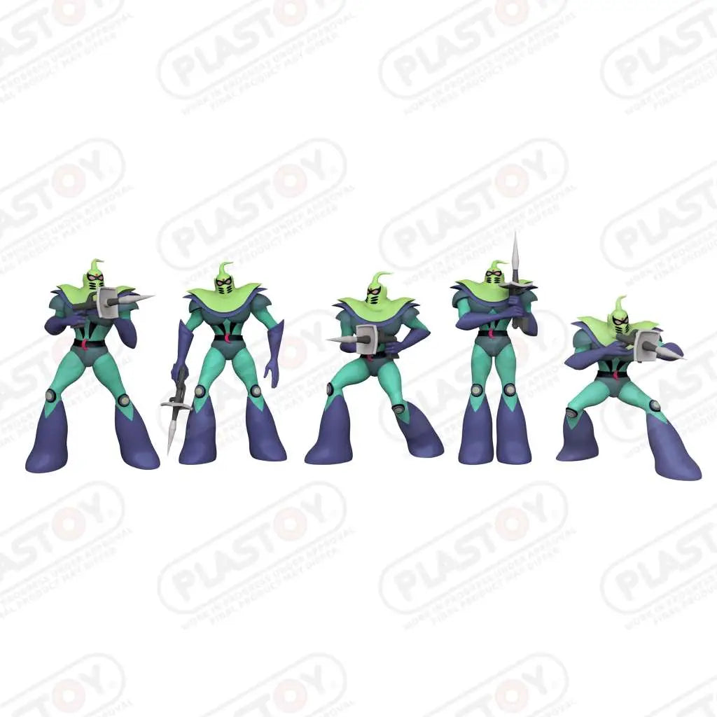 GRENDIZER VEGAN SOLDIERS FIGURE SET (5) Frikytopia