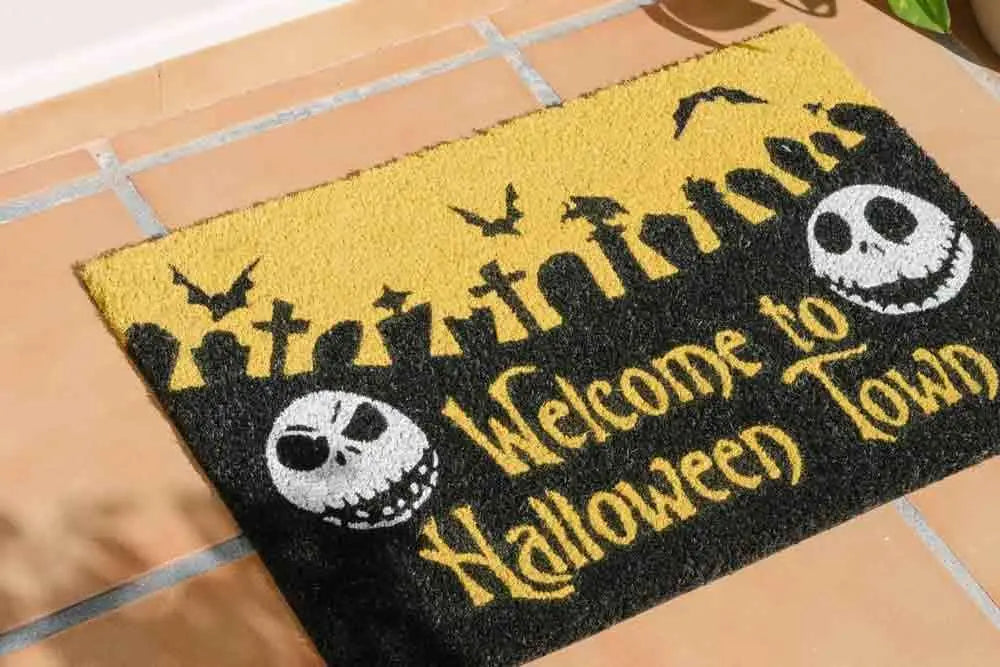 Felpudo Halloween Town Pesadilla Antes de Navidad Disney