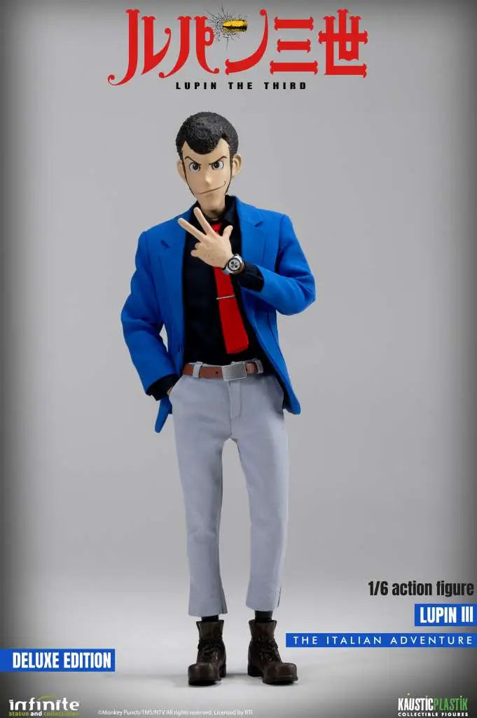 LUPIN THE 3rd THE ITALIAN ADVENTURE LUPIN 1/6 ACTION Figura DELUXE EDITION Frikytopia