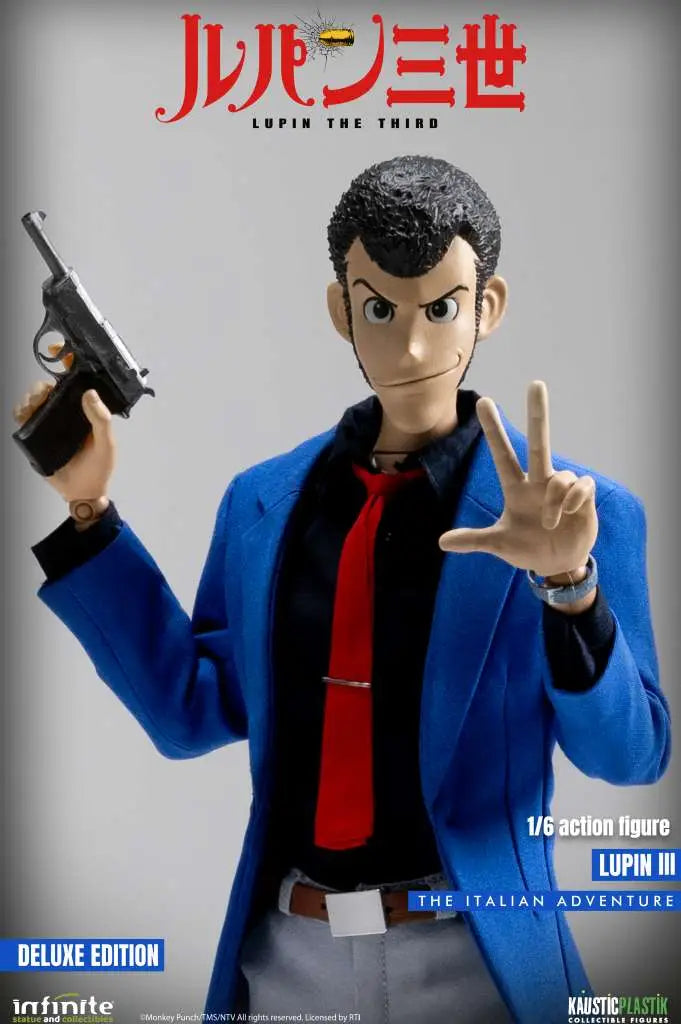 LUPIN THE 3rd THE ITALIAN ADVENTURE LUPIN 1/6 ACTION Figura DELUXE EDITION