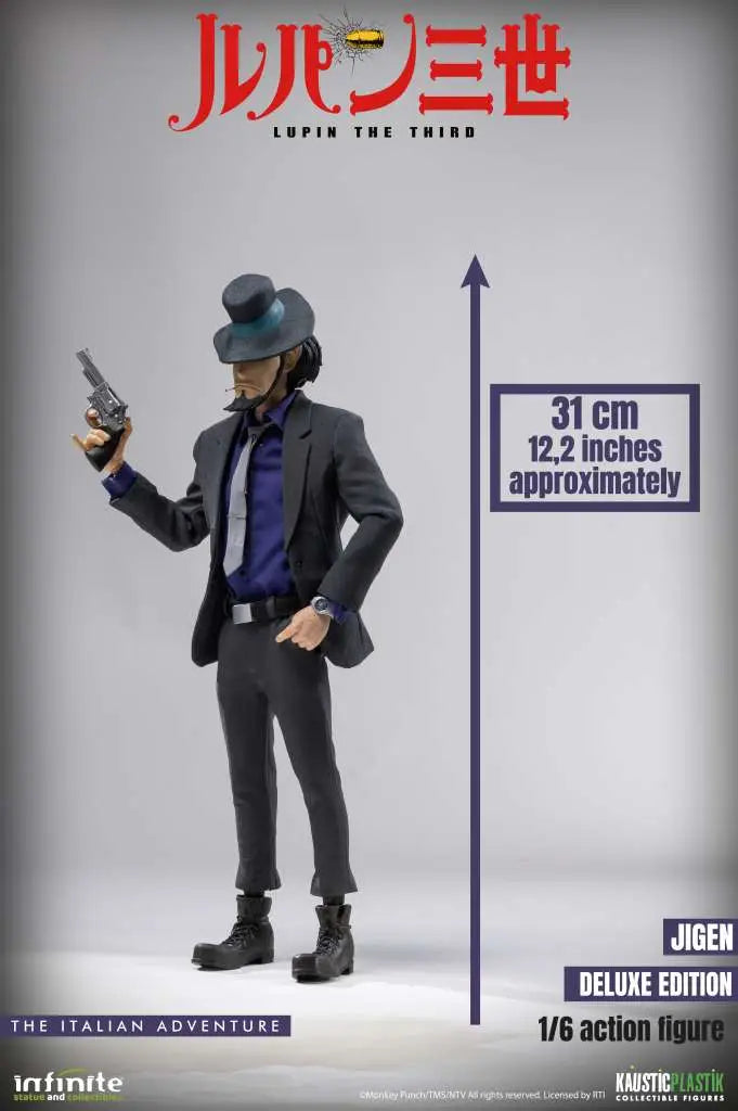 LUPIN THE 3rd THE ITALIAN ADVENTURE DAISUKE JIGEN 1/6 ACTION Figura DELUXE EDITION