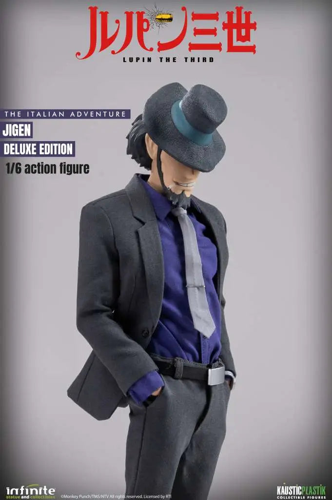LUPIN THE 3rd THE ITALIAN ADVENTURE DAISUKE JIGEN 1/6 ACTION Figura DELUXE EDITION