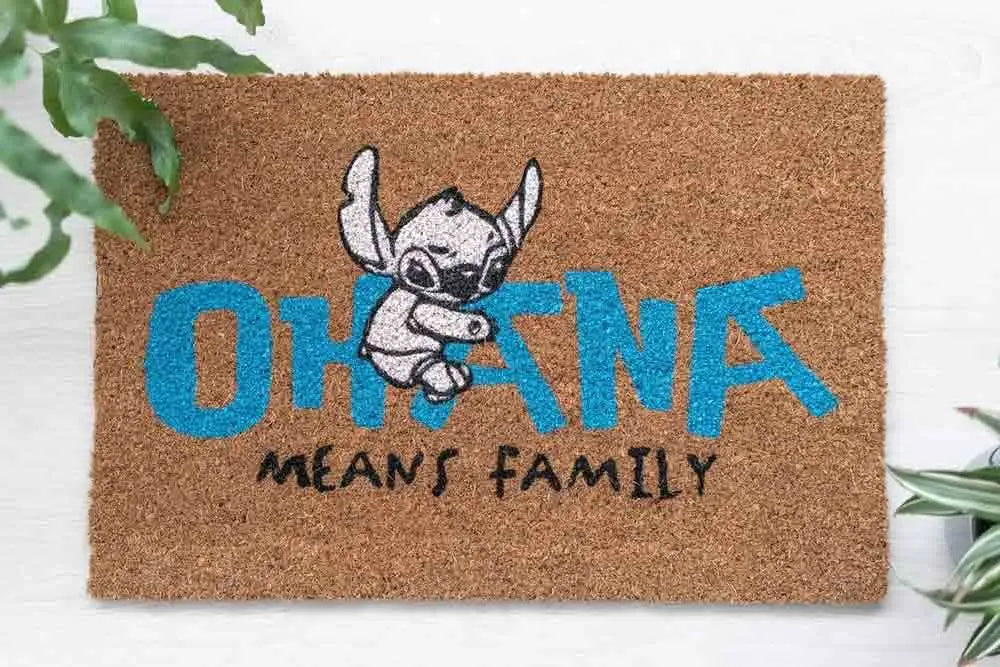 Felpudo Ohana Stitch Disney
