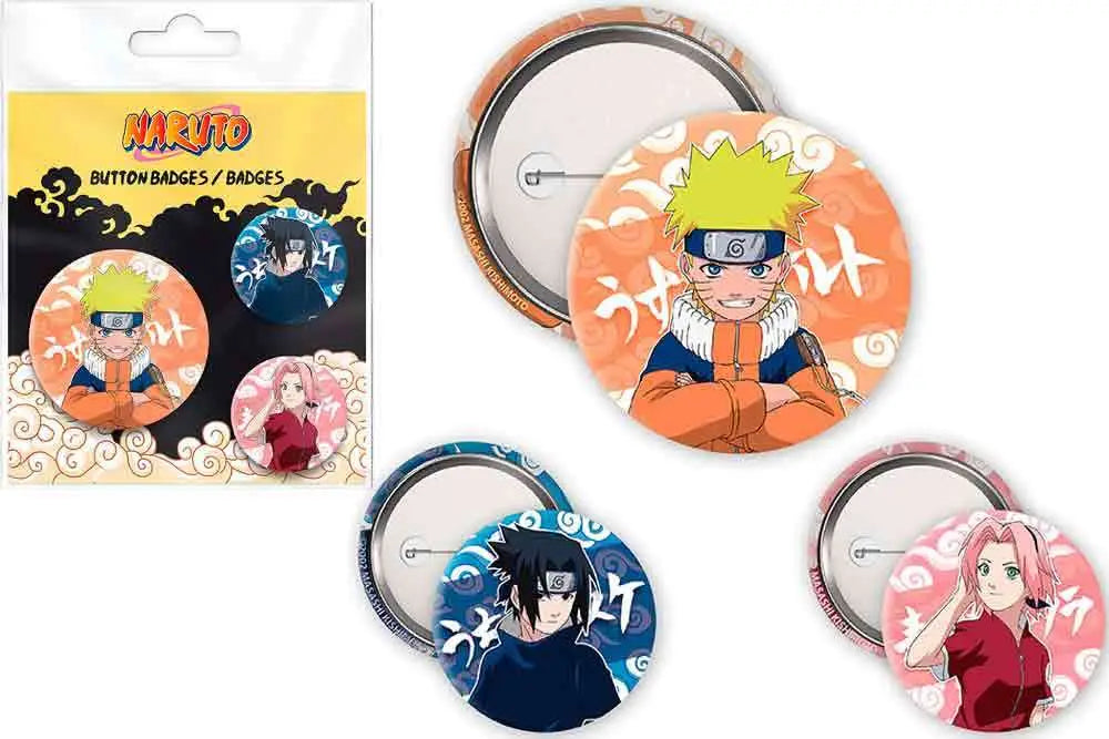 NARUTO BADGE PACK Frikytopia