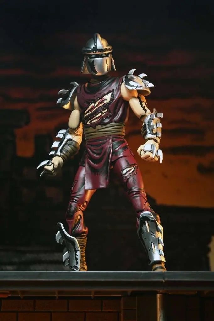 Teenage Mutant Ninja Turtles Figura Battle Damaged Shredder 18 cm