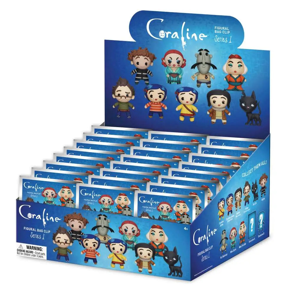 CORALINE SERIES1 BAG CLIP BLIND BOX DISPLAY (24) Frikytopia