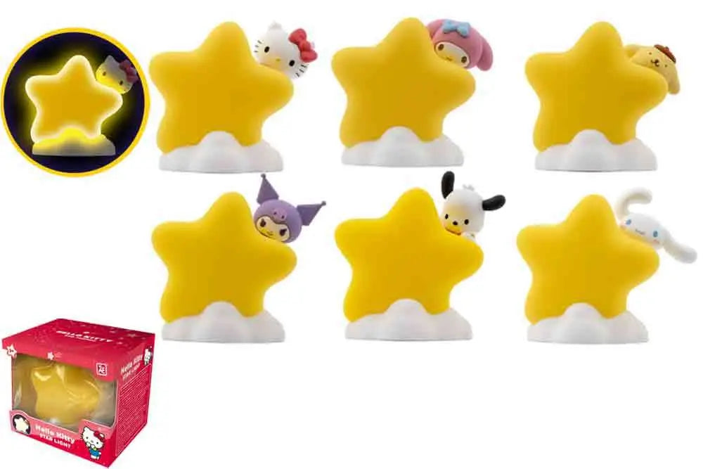 Sanrio Figuras mini Bedside Light Star Light Series Hello Kitty and Friends 8 cm Expositor (12)