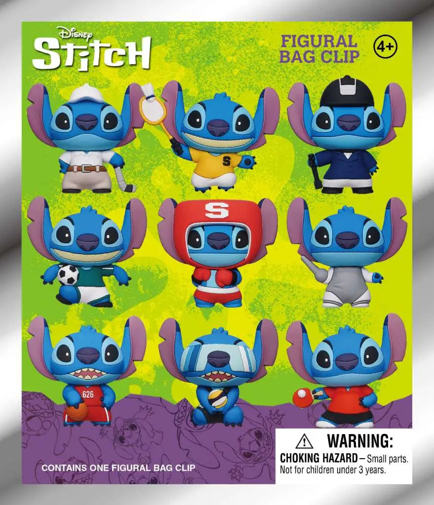 Lilo & Stitch Colgantes PVC 3D Series 1 Sport Expositor (24)