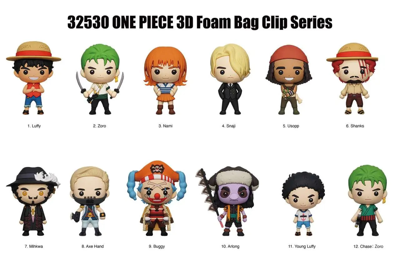 ONE PIECE NETFLIX SERIES 1 Bolsa CLIP BLIND Caja DISPLAY (24)