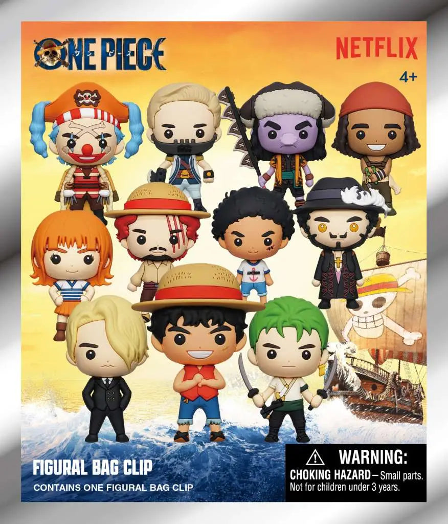 One Piece Colgantes PVC 3D Netflix Series 1 Expositor (24)