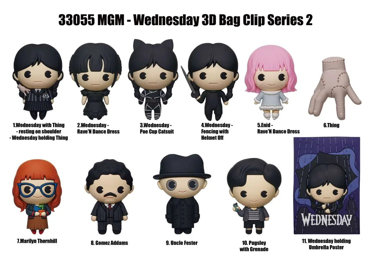 WEDNESDAY S2 Bolsa CLIP BLIND Caja DISPLAY (24)