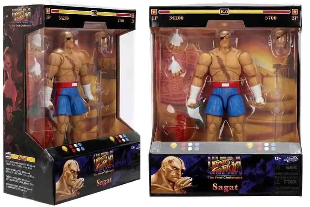 Ultra Street Fighter II: The Final Challengers Figura 1/12 Sagat 19 cm