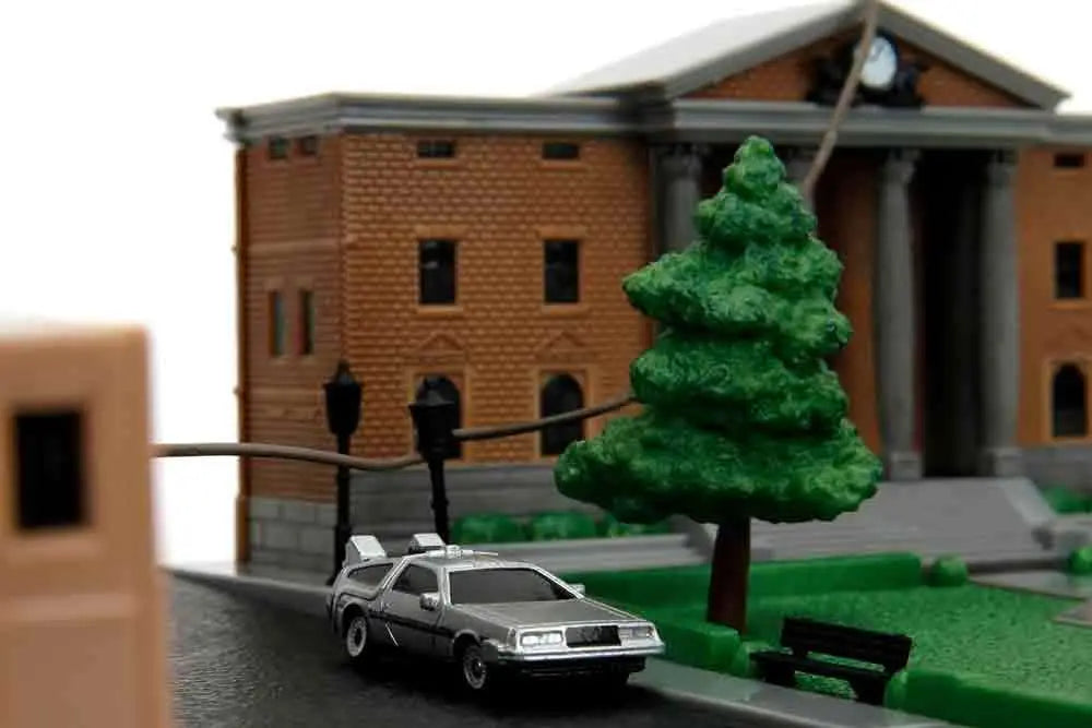 BACK TO THE FUTURE CLOCK TOWER NANO SCENE DIORAMA