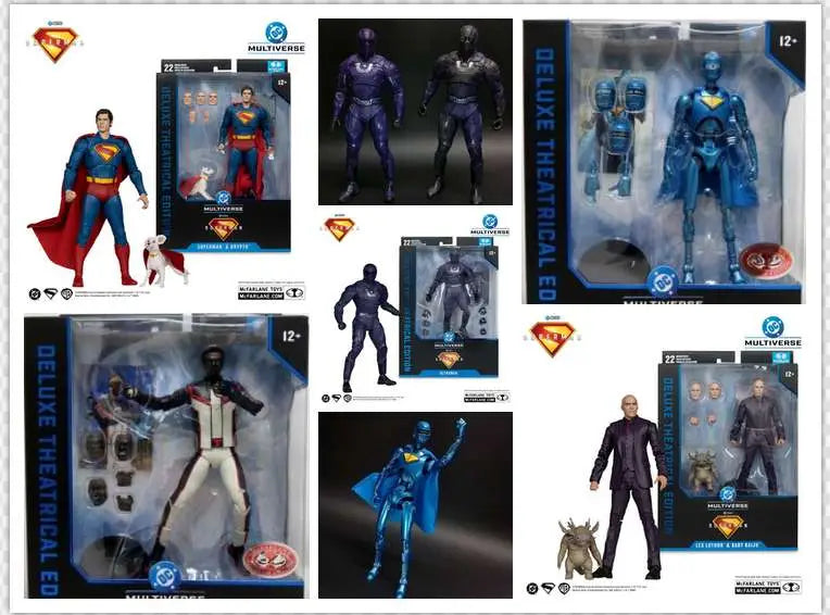 DC THEATRICAL DLX SUPERMAN MOVIE ASST 7INCH AF SET (6) Frikytopia