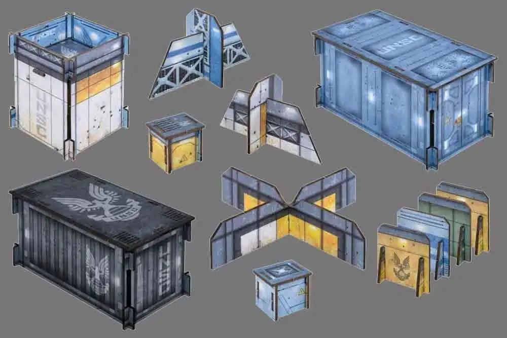 HALO: FLASHPOINT - UNSC BASE TERRAIN SET