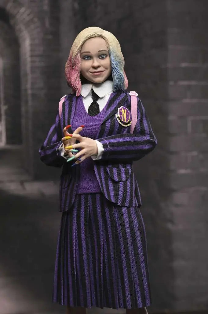 Wednesday Paquete de 2 Figuras Wednesday Addams (Nevermore Uniform) and Enid 20 cm