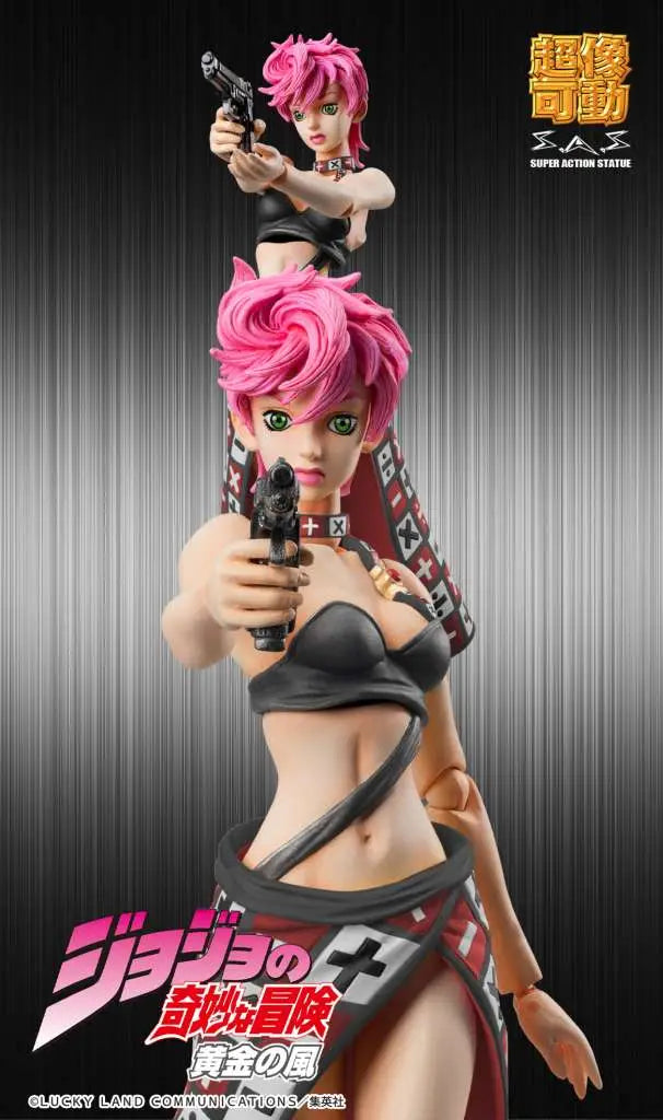 JoJo's Bizarre Adventure Part 5 Figura Super Action Chozokado Trish Una Black Ver. 15 cm