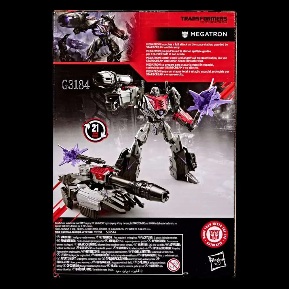 Figura Hasbro Transformers War For Cybertron Studio Series Voyayer Class Megatron 16.5 cm