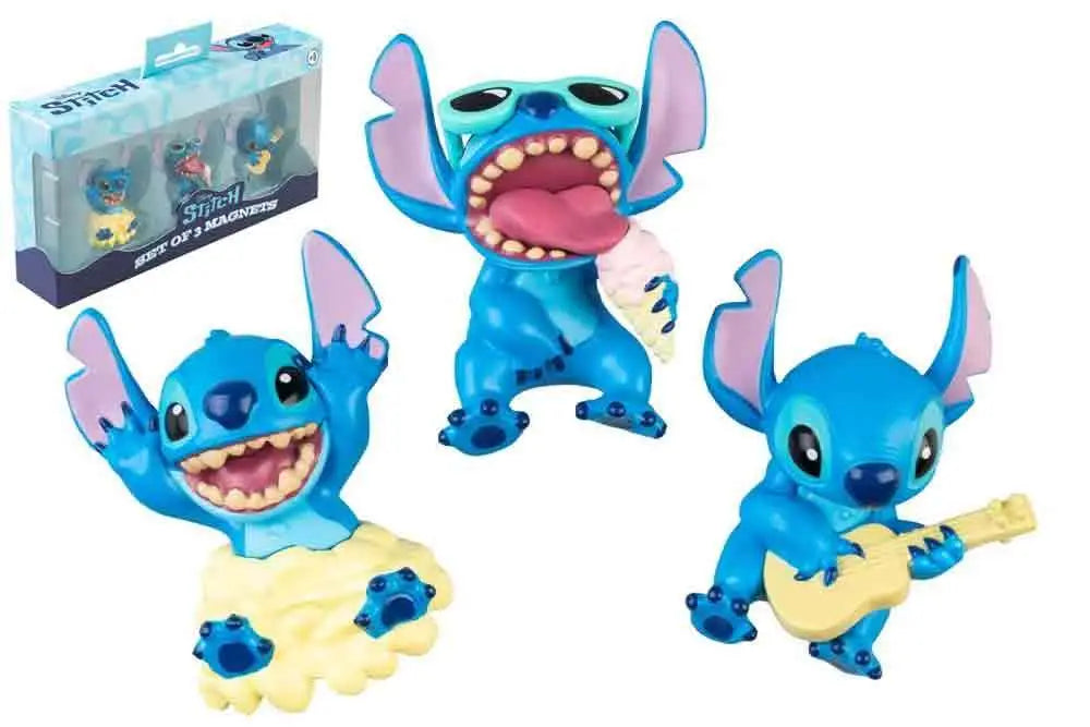 Set 3 Imanes 3D Stitch Disney