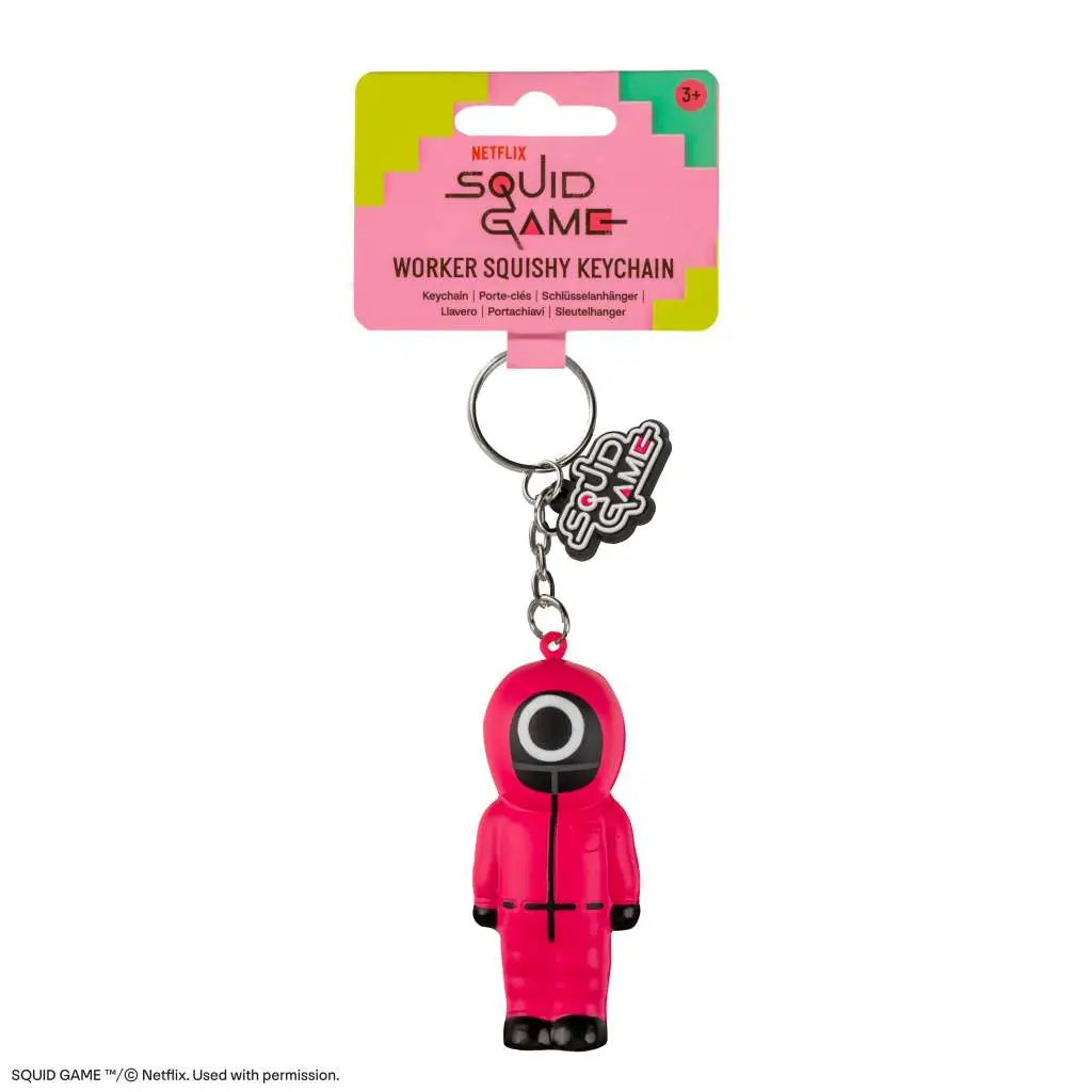 SQUID GAME WORKER SQUISHY Llavero